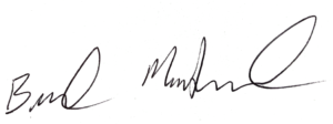 Brad McDaniel's signature